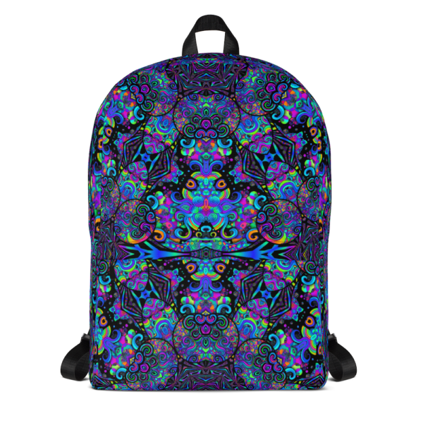colorful artistic design backpack
