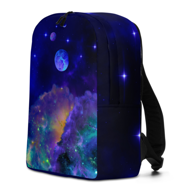 outer space nebulae backpack with planets