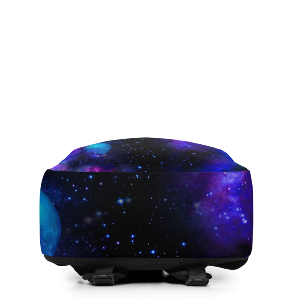 outer space nebulae backpack with planets bottom