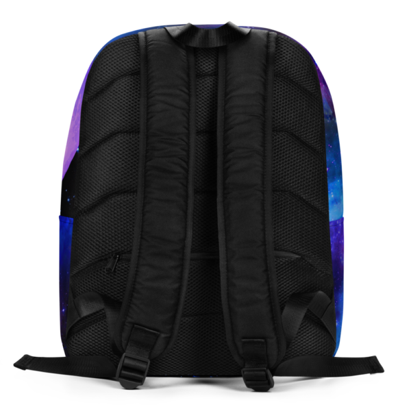 outer space nebulae backpack with planets backside