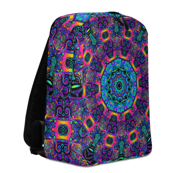 psychedelic bright colored backpack