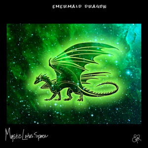 emerald dragon artwork by mysticlotus.space