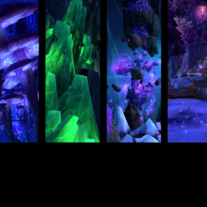 desktop and phone wallpaper featuring world of warcraft scenes. Dark and mysterious looking
