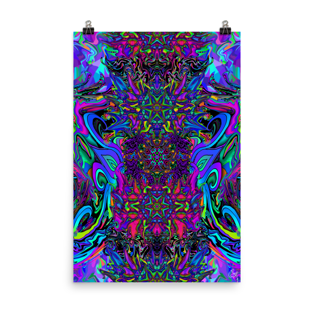 Chromatic Spasm Premium Art Poster (12×18 & 24×36) - Image 2