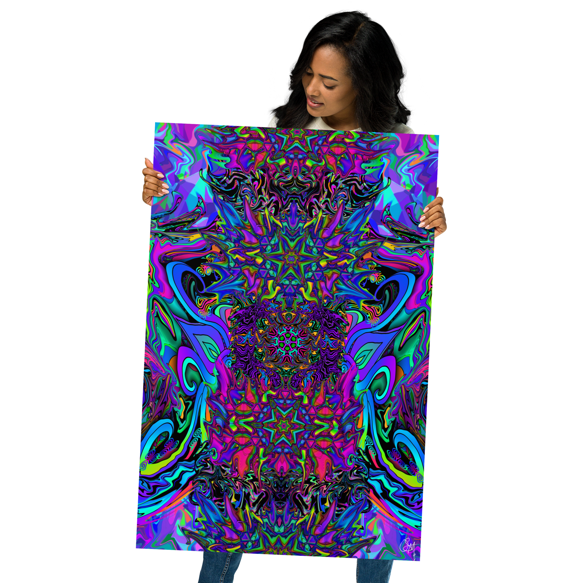 Chromatic Spasm Premium Art Poster (12×18 & 24×36) - Image 3