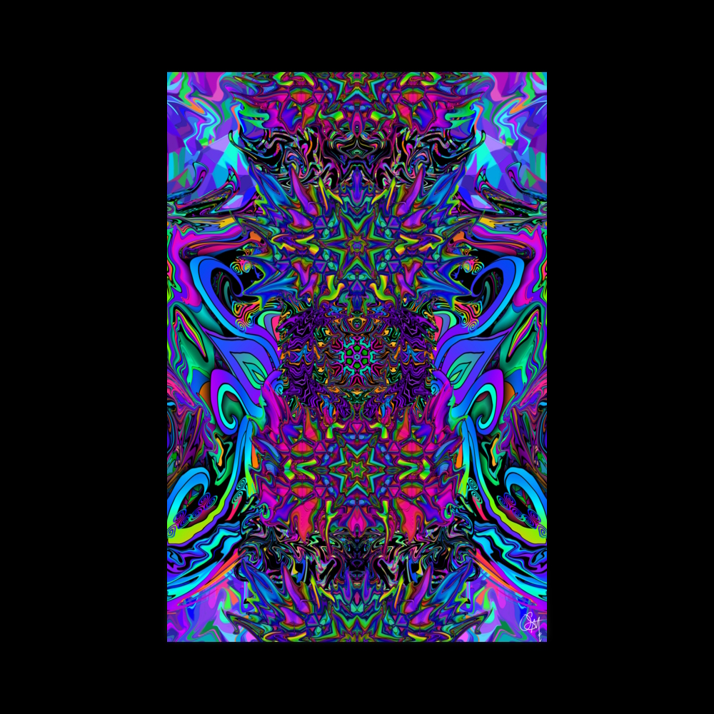 enhanced matte paper poster (in) 24x36 transparent Chromatic Spasm (14)