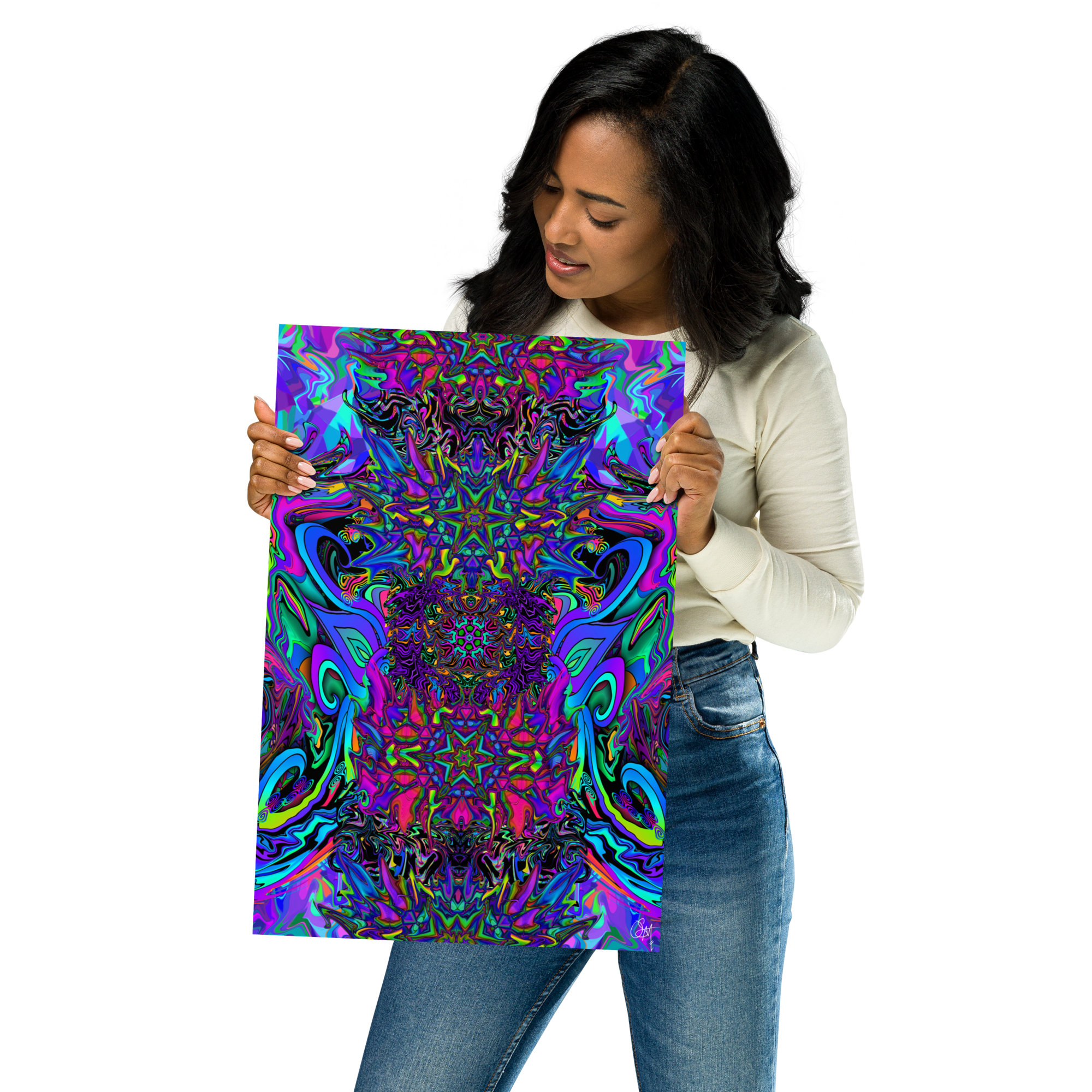 Chromatic Spasm Premium Art Poster (12×18 & 24×36) - Image 4