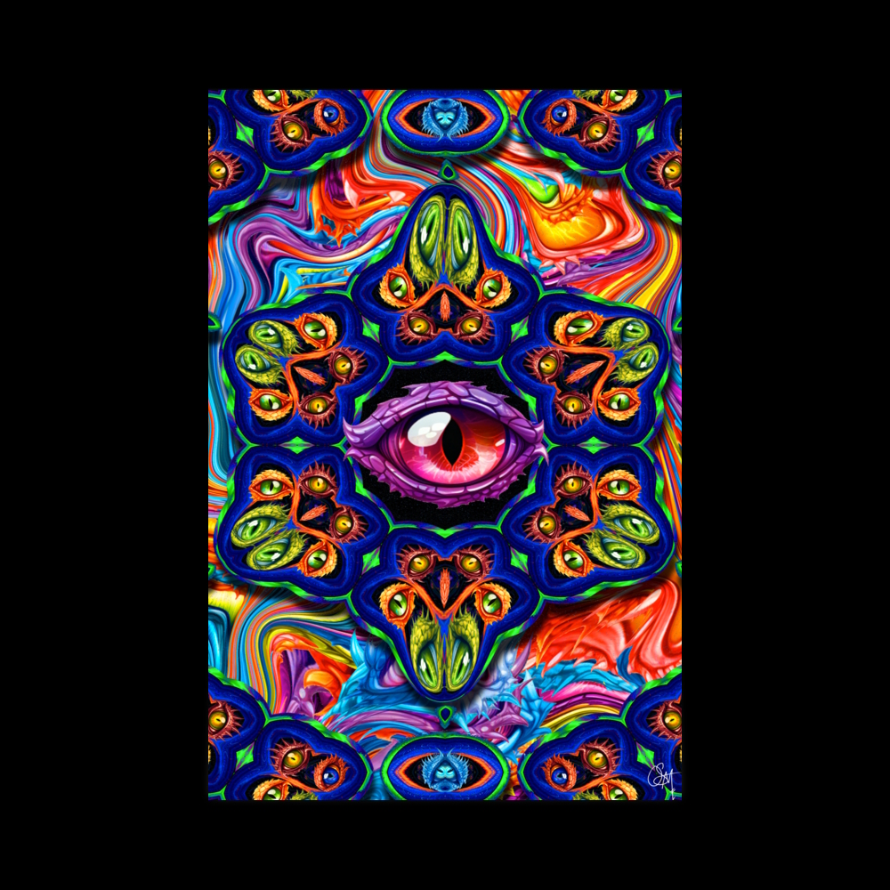 enhanced matte paper poster (in) 24x36 transparent Kaleidoscope Oculus (12)