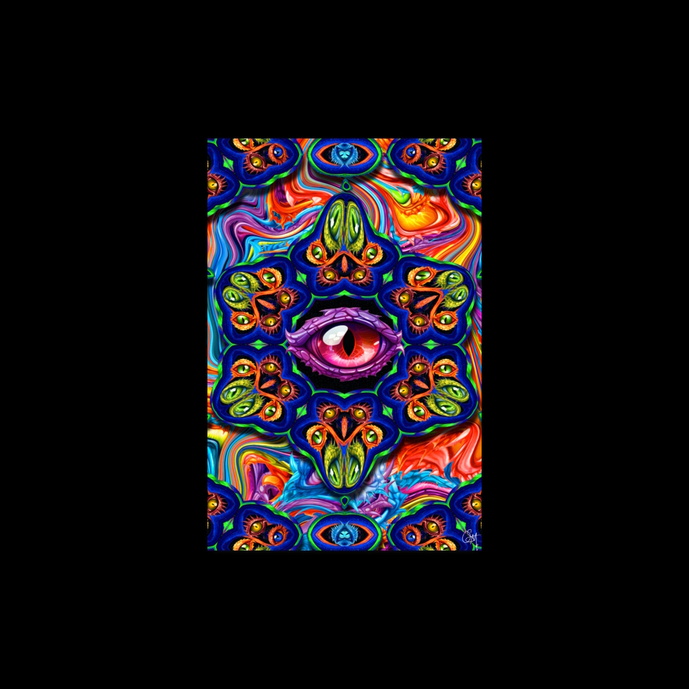 enhanced matte paper poster (in) 24x36 transparent Kaleidoscope Oculus (5)
