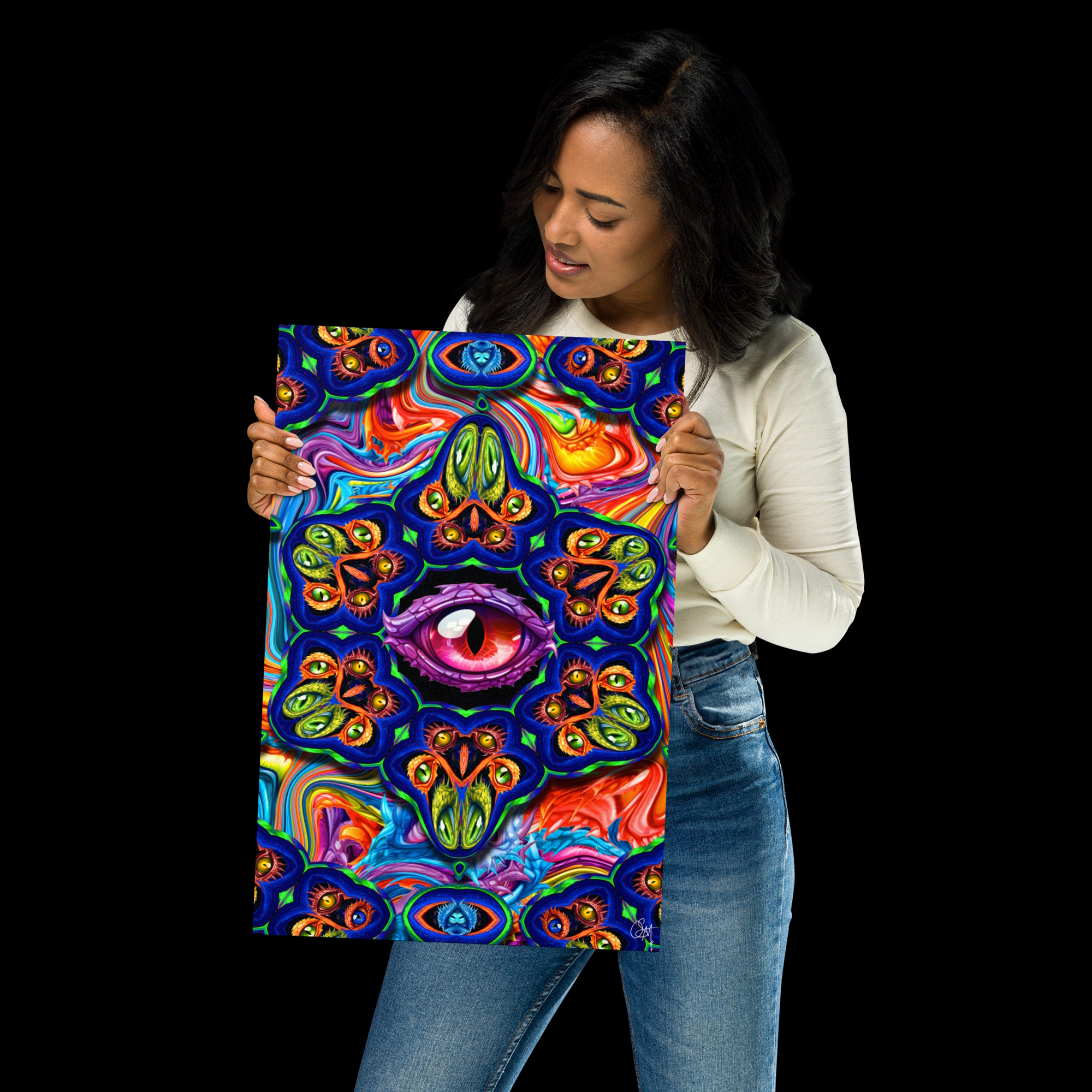 enhanced matte paper poster (in) 24x36 transparent Kaleidoscope Oculus (6)