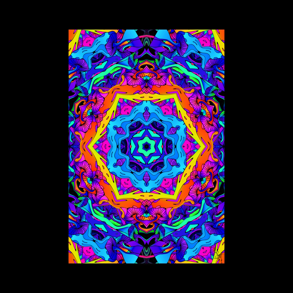 enhanced matte paper poster (in) 24x36 transparent Neon Awakening (11)