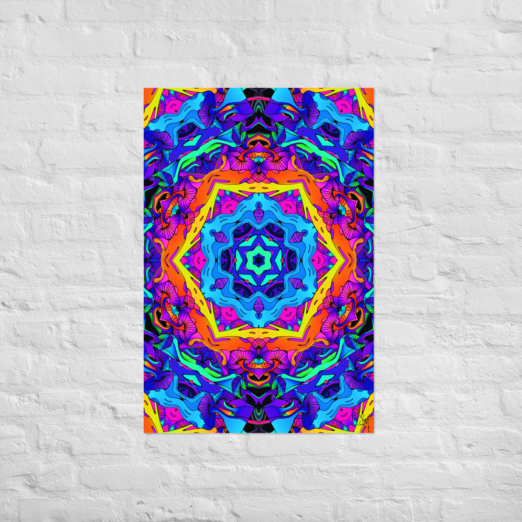 enhanced matte paper poster (in) 24x36 transparent Neon Awakening (13)