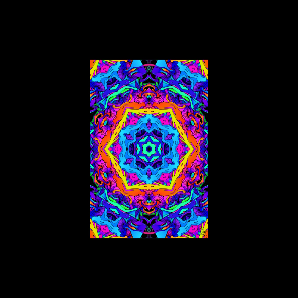 enhanced matte paper poster (in) 24x36 transparent Neon Awakening (4)