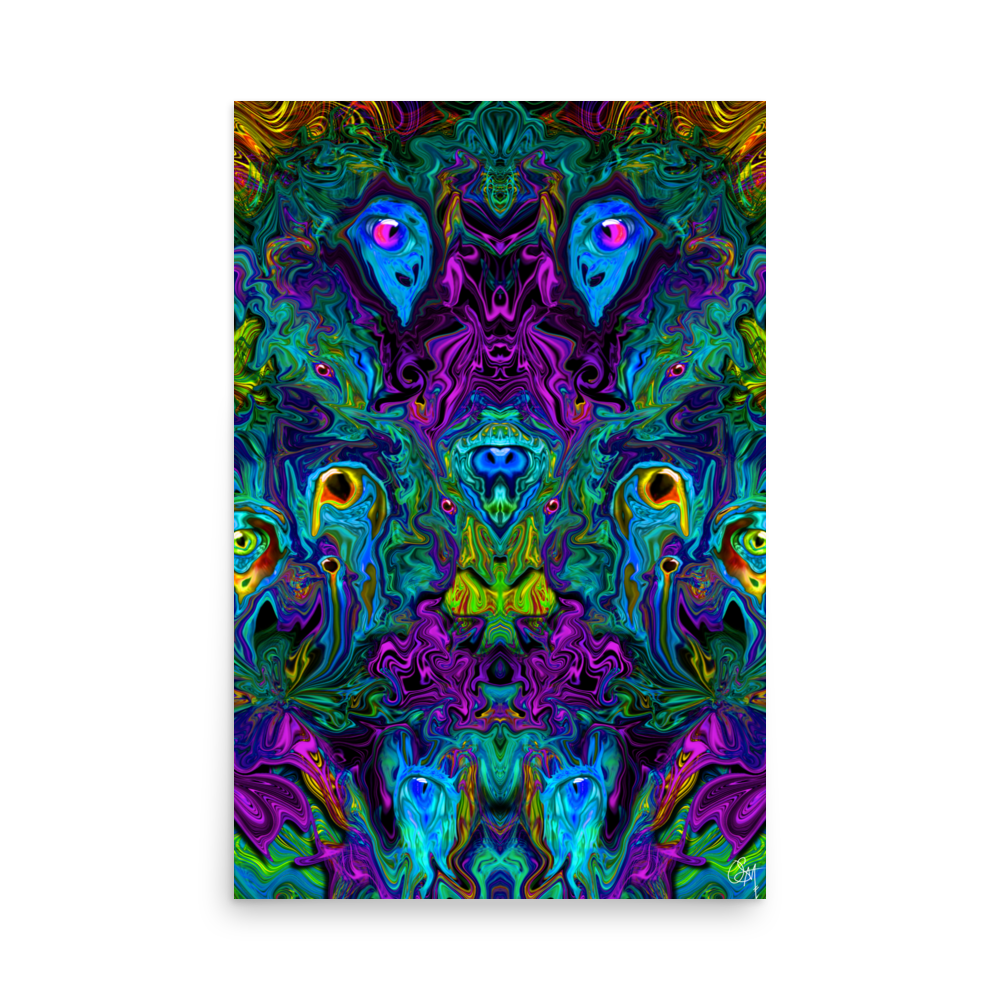Serpent Vision Premium Art Poster (12×18 & 24×36)
