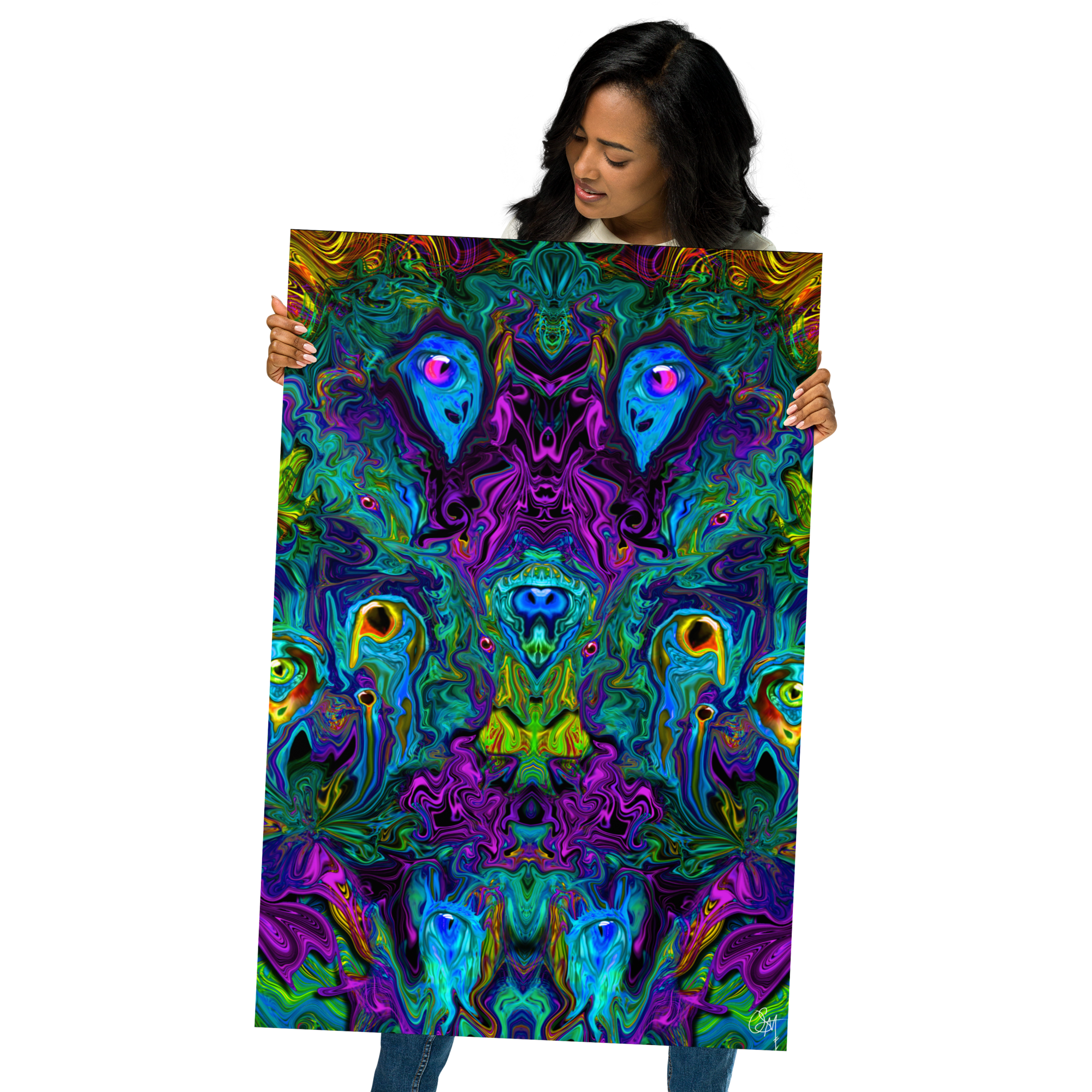 Serpent Vision Premium Art Poster (12×18 & 24×36) - Image 4