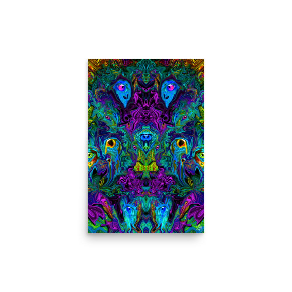 Serpent Vision Premium Art Poster (12×18 & 24×36) - Image 2