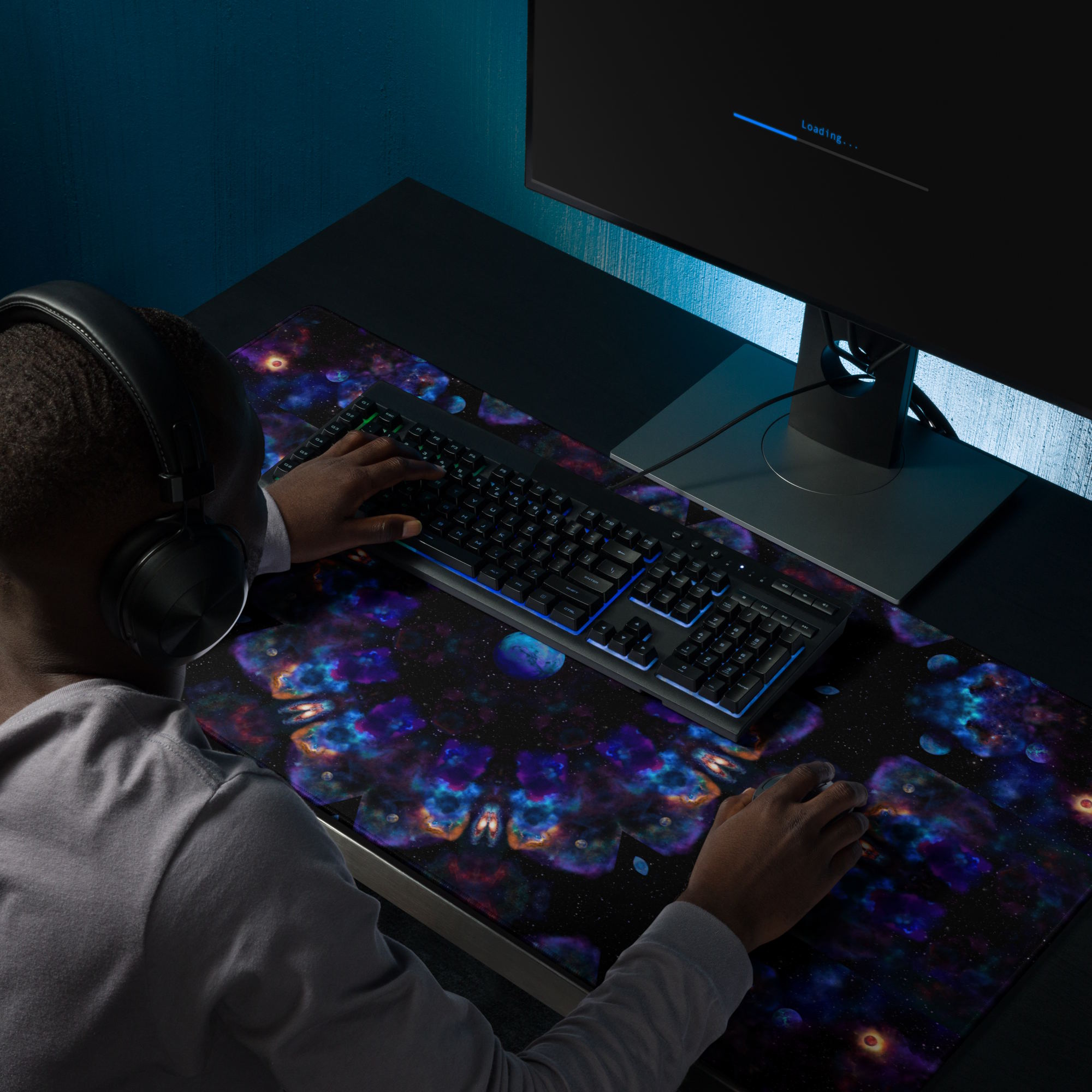 gaming mouse pad white 36x18 front OuterRealm (4)