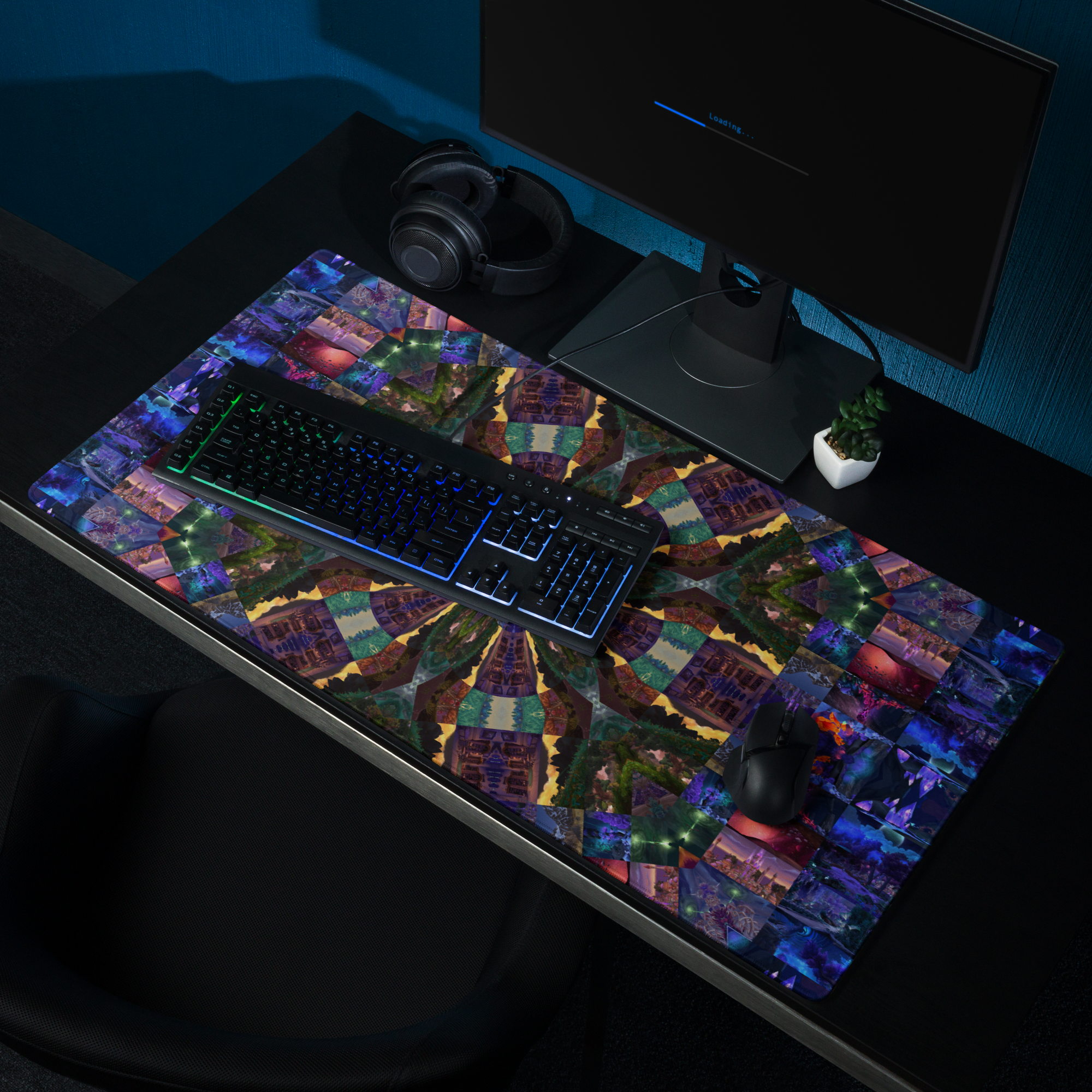 Time Loop - Large 36×18 Gaming Desk Mat - Image 6